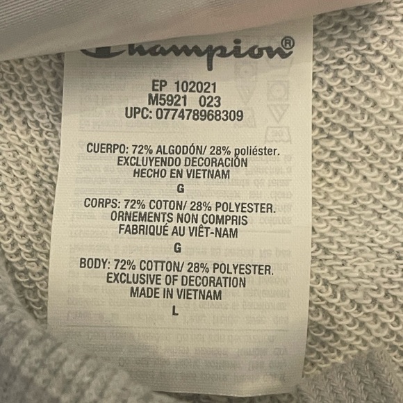 Champion Women's Athletic Gray Shorts - Picture 3 of 6